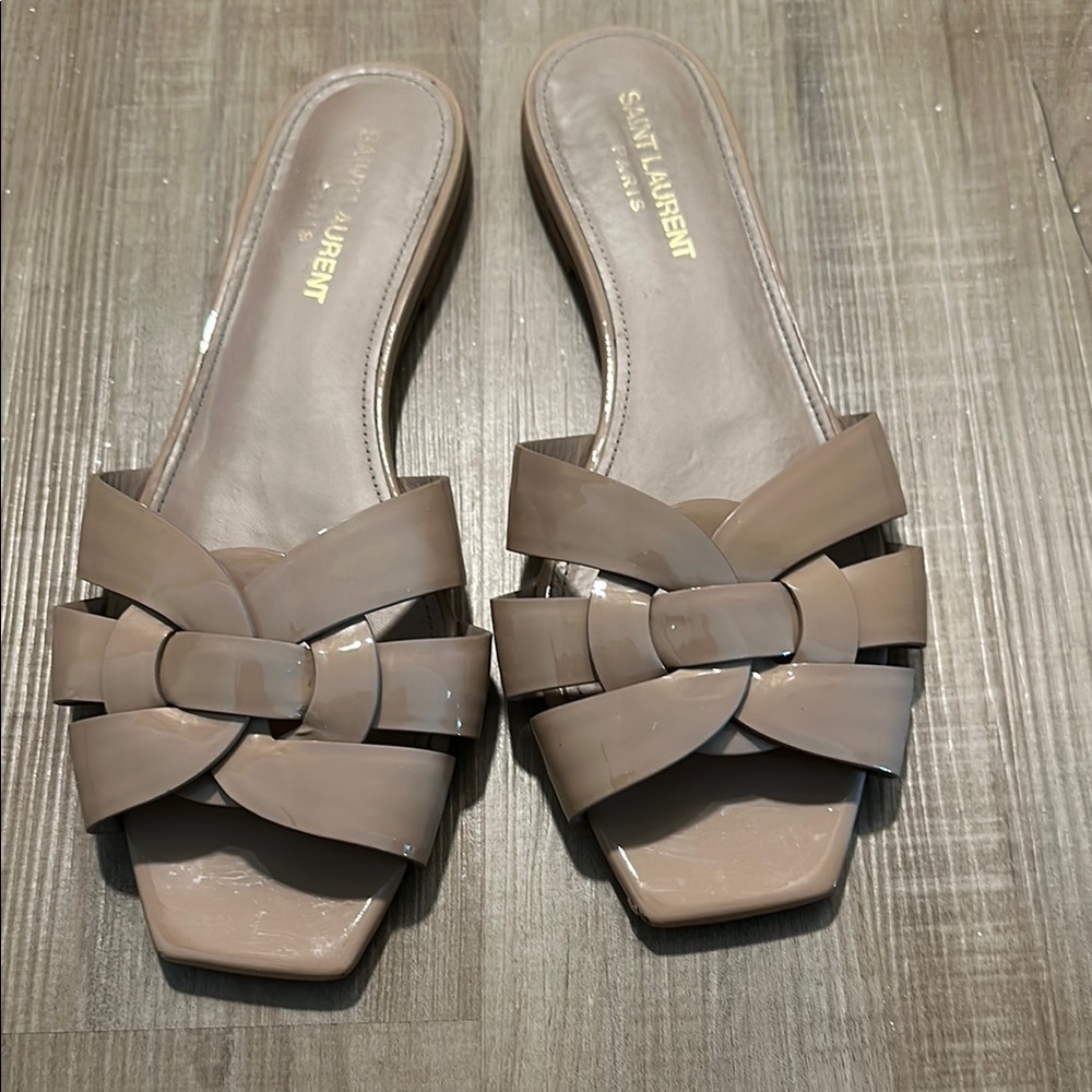 Saint Laurent Tribute slip-on sandals
